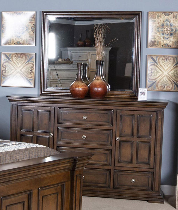 Liberty Furniture Big Valley Mirror in Brownstone - Furniture Max (Falls Church,VA) *