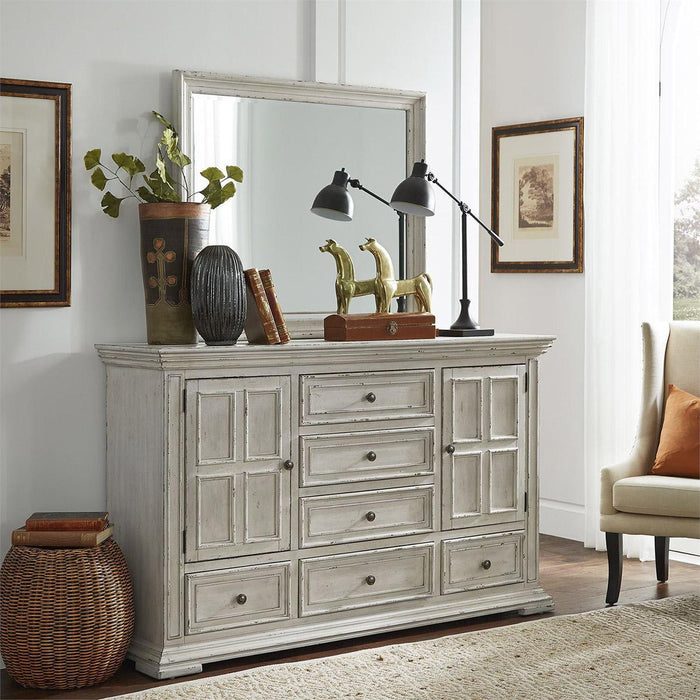 Liberty Furniture Big Valley Mirror in Whitestone - Furniture Max (Falls Church,VA) *