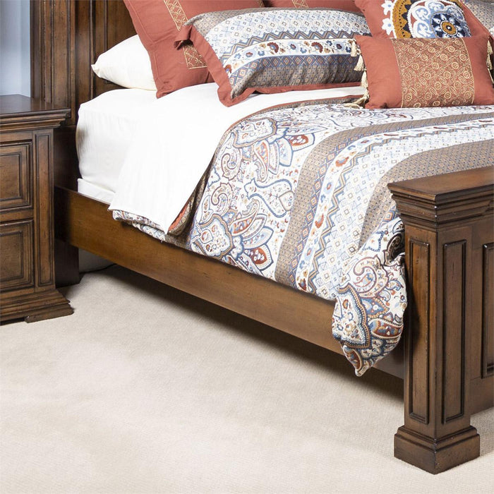 Liberty Furniture Big Valley King Panel Bed in Brownstone - Furniture Max (Falls Church,VA) *