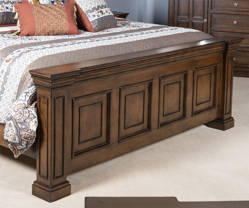 Liberty Furniture Big Valley Queen Panel Bed in Brownstone - Furniture Max (Falls Church,VA) *
