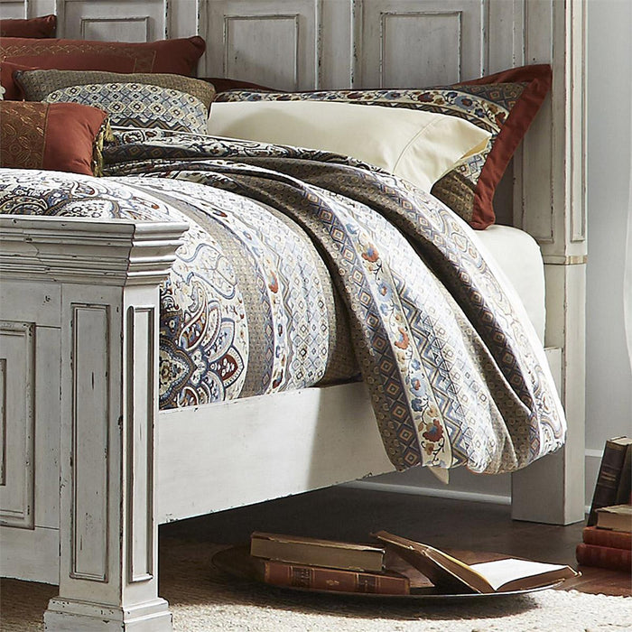 Liberty Furniture Big Valley King Panel Bed in Whitestone - Furniture Max (Falls Church,VA) *