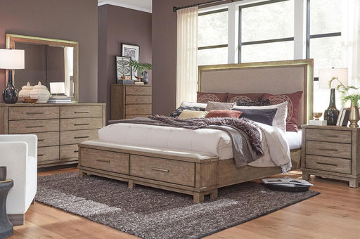 Liberty Furniture Canyon Road Queen Storage Bed in Burnished Beige - Furniture Max (Falls Church,VA) *