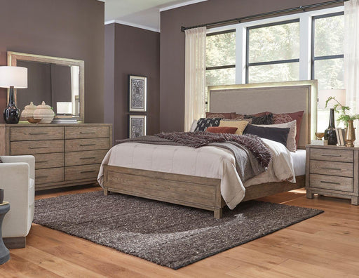 Liberty Furniture Canyon Road Queen Upholstered Bed in Burnished Beige - Furniture Max (Falls Church,VA) *