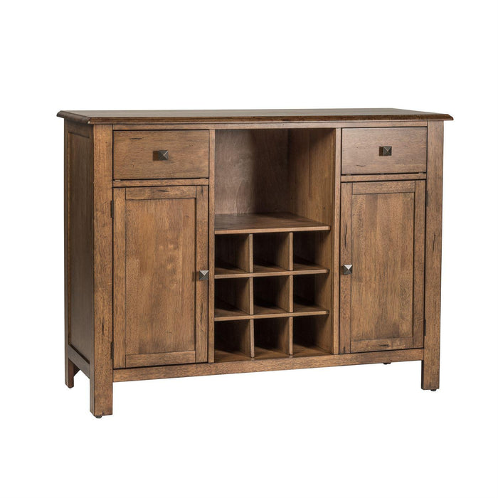 Liberty Furniture Carolina Crossing Server in Antique Honey