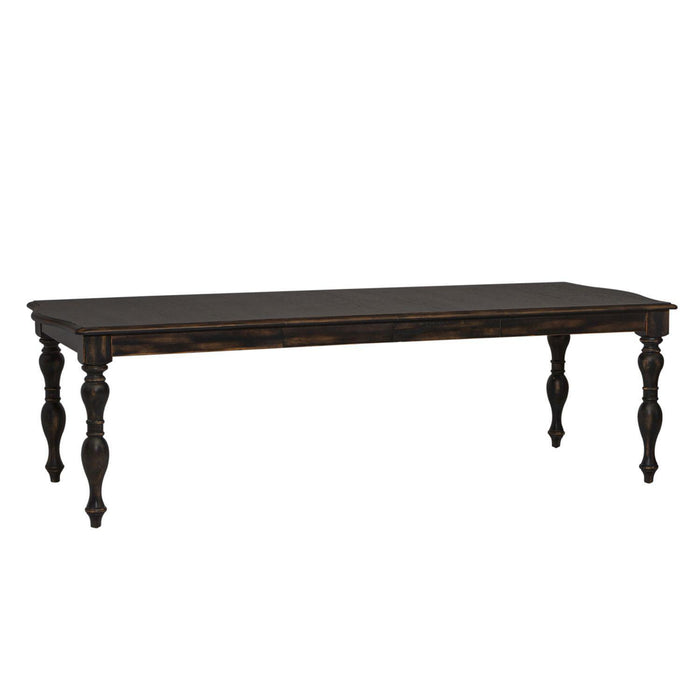 Liberty Furniture Chesapeake Rectangular Leg Dining Table in Antique Black