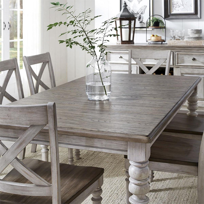 Liberty Furniture Cottage Lane Rectangular Leg Table in Antique White - Furniture Max (Falls Church,VA) *