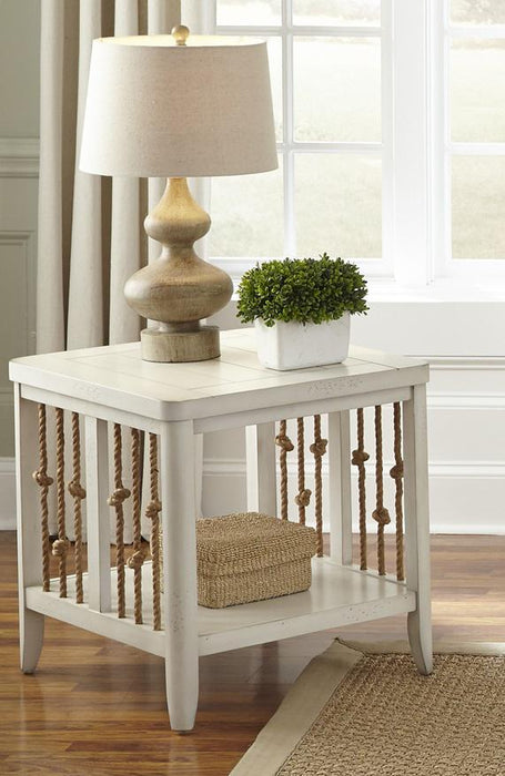 Liberty Furniture Dockside II End Table in White
