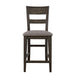 Liberty Furniture Double Bridge Splat Back Counter Chair (RTA) in Dark Chestnut (Set of 2) - Furniture Max (Falls Church,VA) *