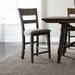 Liberty Furniture Double Bridge Splat Back Counter Chair (RTA) in Dark Chestnut (Set of 2) - Furniture Max (Falls Church,VA) *