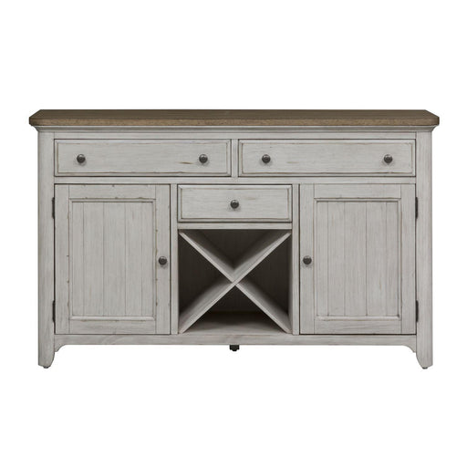 Liberty Furniture Farmhouse Reimagined Buffet in Antique White - Furniture Max (Falls Church,VA) *
