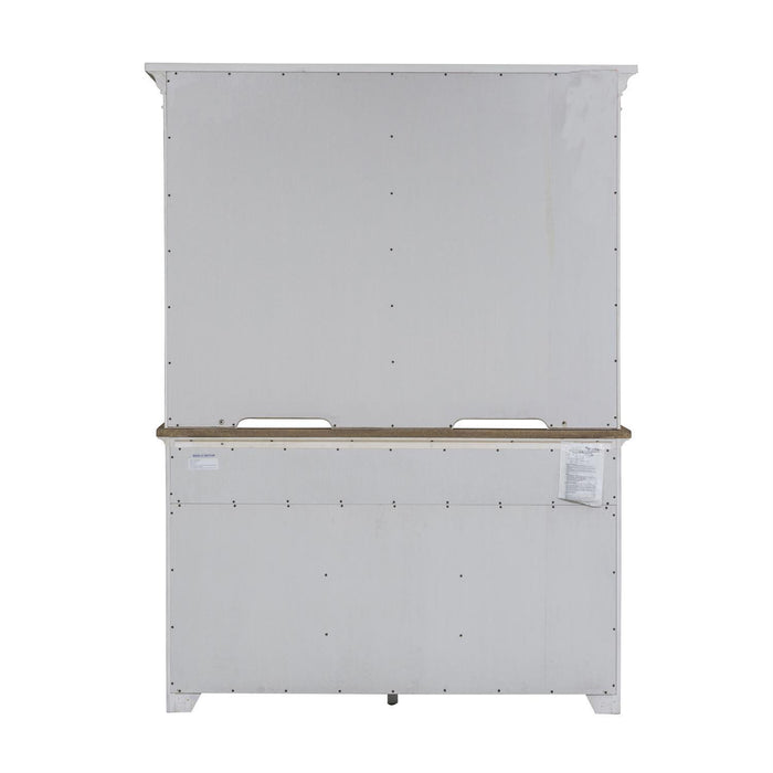Liberty Furniture Farmhouse Reimagined Hutch & Buffet in Antique White - Furniture Max (Falls Church,VA) *