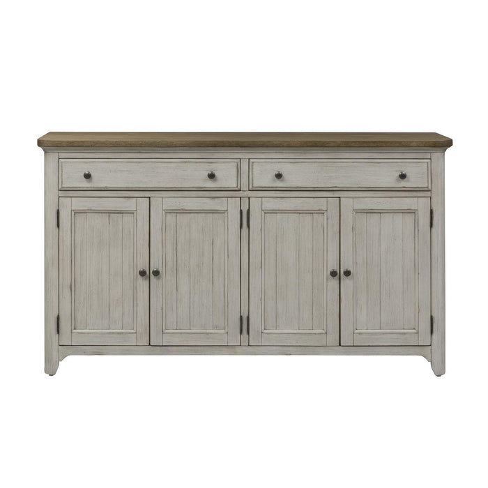 Liberty Furniture Farmhouse Reimagined Server in Antique White - Furniture Max (Falls Church,VA) *