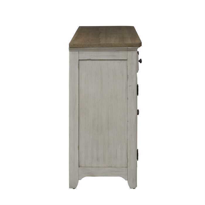 Liberty Furniture Farmhouse Reimagined Server in Antique White - Furniture Max (Falls Church,VA) *