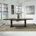 Liberty Furniture Harvest Home Trestle Dining Table in Chalkboard - Furniture Max (Falls Church,VA) *
