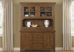 Liberty Furniture Hearthstone Buffet with Hutch in Rustic Oak - Furniture Max (Falls Church,VA) *
