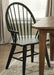 Liberty Furniture Hearthstone Windsor Back Arm Chair in Black (Set of 2) - Furniture Max (Falls Church,VA) *
