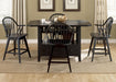 Liberty Furniture Hearthstone Windsor Back Arm Chair in Black (Set of 2) - Furniture Max (Falls Church,VA) *