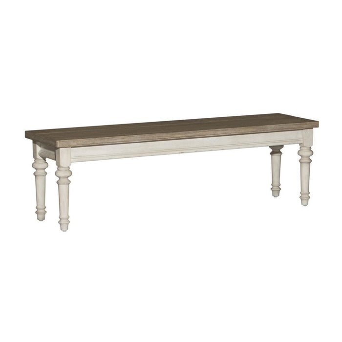 Liberty Furniture Heartland Bench in Antique White - Furniture Max (Falls Church,VA) *