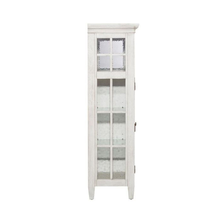 Liberty Furniture Heartland Display Cabinet in Antique White