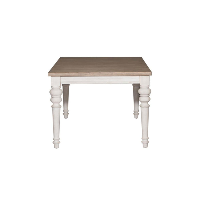 Liberty Furniture Heartland Rectangular Leg Table in Antique White