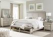 Liberty Furniture Ivy Hollow Queen Storage Bed in Weathered Linen - Furniture Max (Falls Church,VA) *