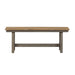 Liberty Furniture Lindsey Farm Backless Bench (RTA) in Gray and Sandstone - Furniture Max (Falls Church,VA) *