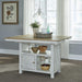 Liberty Furniture Lindsey Farm Kitchen Island in Weathered White & Sandstone - Furniture Max (Falls Church,VA) *