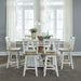 Liberty Furniture Lindsey Farm Counter Height Swivel Chair (RTA) in Weathered White & Sandstone (Set of 2) - Furniture Max (Falls Church,VA) *