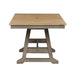 Liberty Furniture Lindsey Farm Trestle Dining Table in Gray and Sandstone - Furniture Max (Falls Church,VA) *