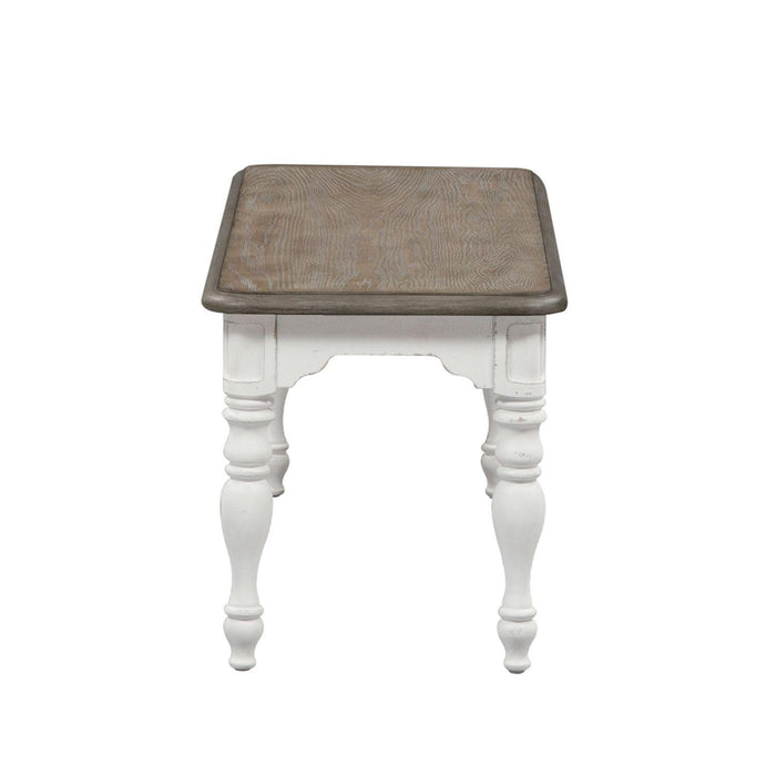 Liberty Furniture Magnolia Manor Dining Bench (RTA) in Antique White - Furniture Max (Falls Church,VA) *