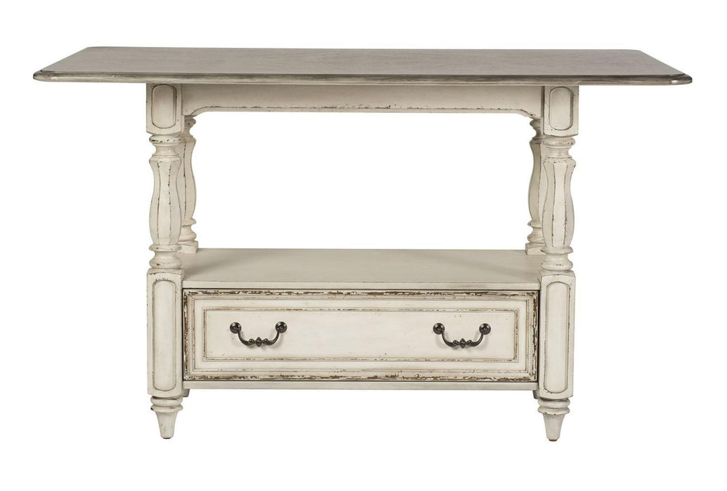 Liberty Furniture Magnolia Manor Gathering Table in Antique White