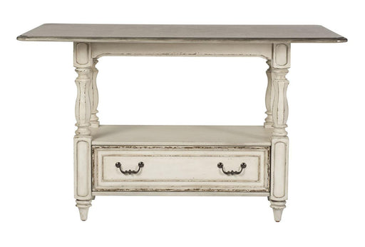 Liberty Furniture Magnolia Manor Gathering Table in Antique White - Furniture Max (Falls Church,VA) *