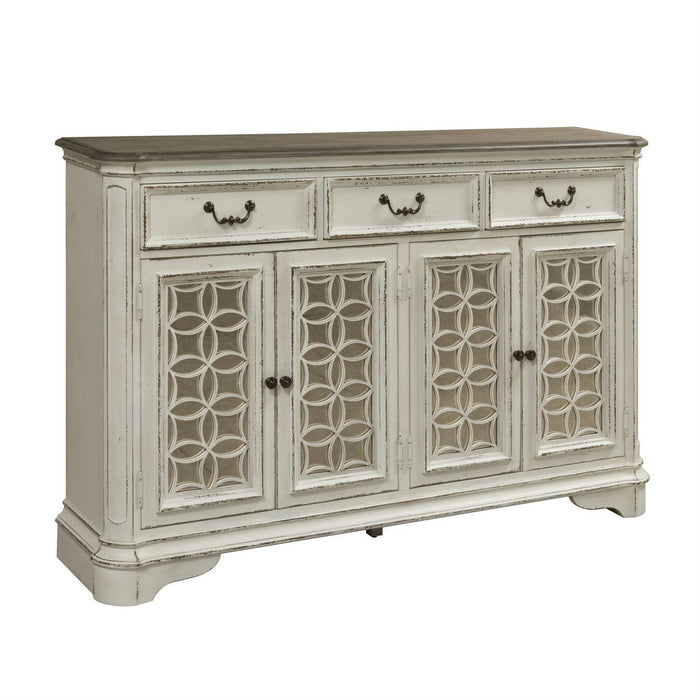 Liberty Furniture Magnolia Manor Hall Buffet in Antique White