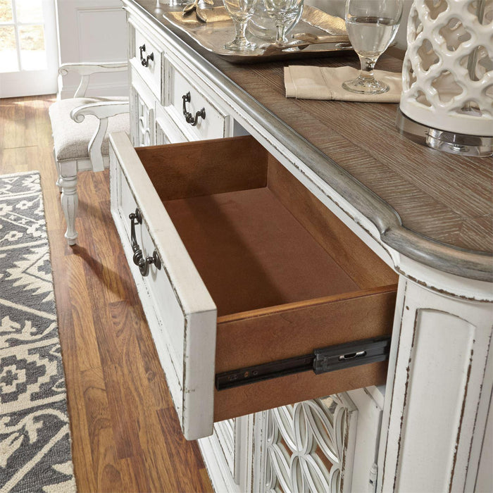 Liberty Furniture Magnolia Manor Hall Buffet in Antique White - Furniture Max (Falls Church,VA) *
