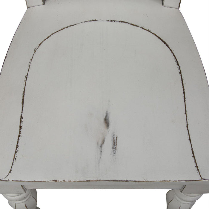 Liberty Furniture Magnolia Manor Splat Back Side Chair in Antique White (Set of 2) - Furniture Max (Falls Church,VA) *
