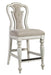 Liberty Furniture Magnolia Manor Upholstered Counter Height Chair in Antique White (Set of 2) - Furniture Max (Falls Church,VA) *