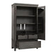 Liberty Furniture Modern Farmhouse Armoire in Dusty Charcoal - Furniture Max (Falls Church,VA) *