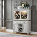 Liberty Furniture Ocean Isle Buffet in Antique White with Weathered Pine - Furniture Max (Falls Church,VA) *
