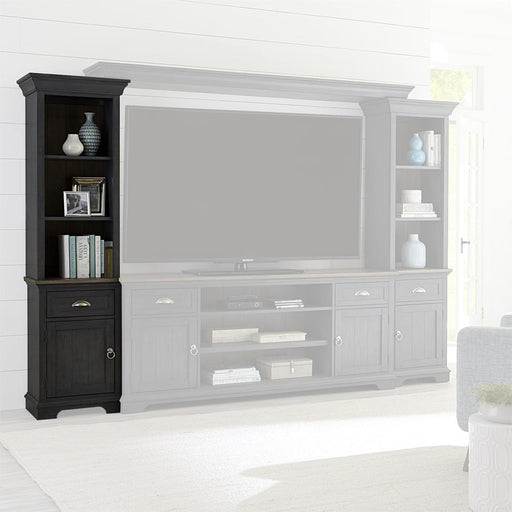 Liberty Furniture Ocean Isle Entertainment Center with Piers in Slate with Weathered Pine - Furniture Max (Falls Church,VA) *