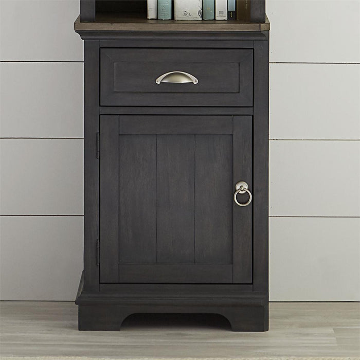 Liberty Furniture Ocean Isle Left Pier Unit in Slate with Weathered Pine - Furniture Max (Falls Church,VA) *