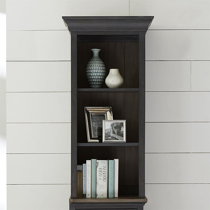 Liberty Furniture Ocean Isle Right Pier Unit in Slate with Weathered Pine - Furniture Max (Falls Church,VA) *