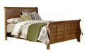 Liberty Furniture Grandpa's Cabin Queen Sleigh Bed in Age Oak - Furniture Max (Falls Church,VA) *