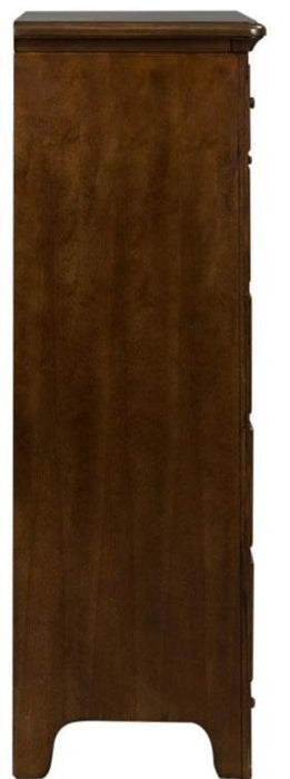 Liberty Furniture Saddlebrook 6 Drawer Chest in Tobacco Brown - Furniture Max (Falls Church,VA) *