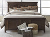 Liberty Furniture Saddlebrook King Panel Bed in Tobacco Brown - Furniture Max (Falls Church,VA) *