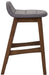 Liberty Furniture Space Saver 24" Counter Chair (Grey) in Satin Walnut (Set of 2) - Furniture Max (Falls Church,VA) *