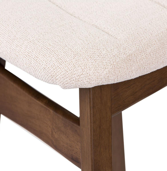 Liberty Furniture Space Saver 24" Counter Chair (Light Tan) in Satin Walnut (Set of 2) - Furniture Max (Falls Church,VA) *