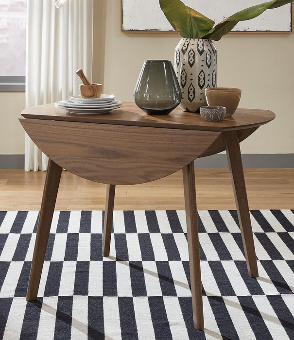 Liberty Furniture Space Saver Drop Leaf Table in Satin Walnut - Furniture Max (Falls Church,VA) *