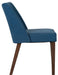 Liberty Furniture Space Saver Nido Chair (Blue) in Satin Walnut (Set of 2) - Furniture Max (Falls Church,VA) *