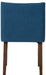 Liberty Furniture Space Saver Nido Chair (Blue) in Satin Walnut (Set of 2) - Furniture Max (Falls Church,VA) *