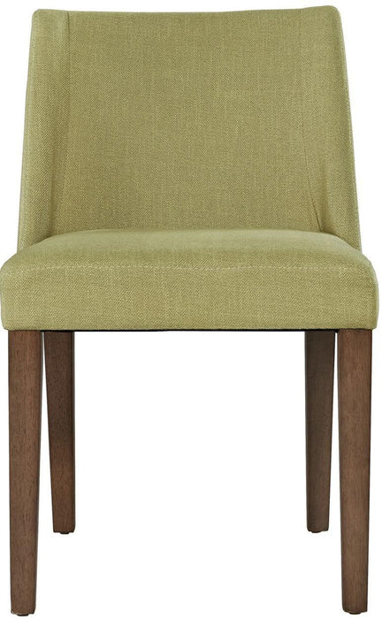 Liberty Furniture Space Saver Nido Chair (Green) in Satin Walnut (Set of 2) - Furniture Max (Falls Church,VA) *